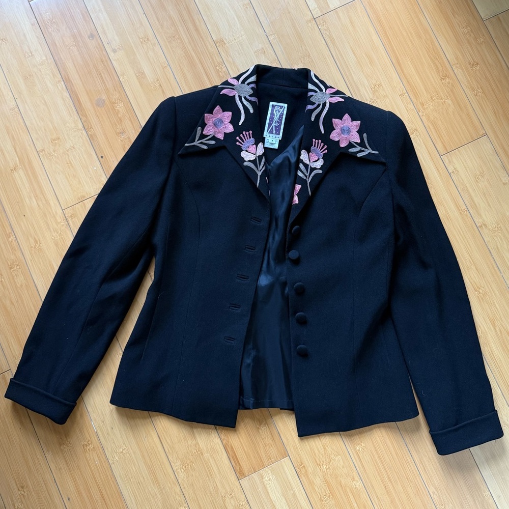 Vintage Embroidered Zelda Blazer
